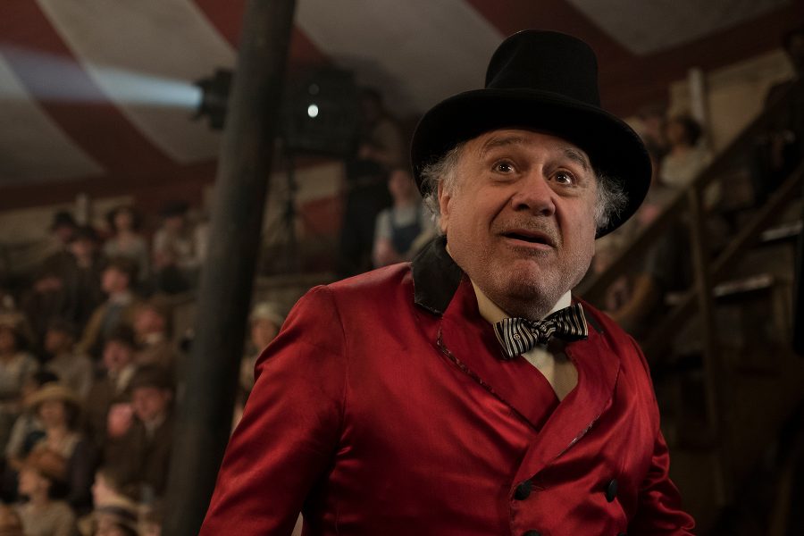 Danny DeVito plays Max Medici, a sweet ringmaster and circus manager and one of the shining parts of Tim Burtons Dumbo.Dumbo - Courtesy of Walt Disney Studios