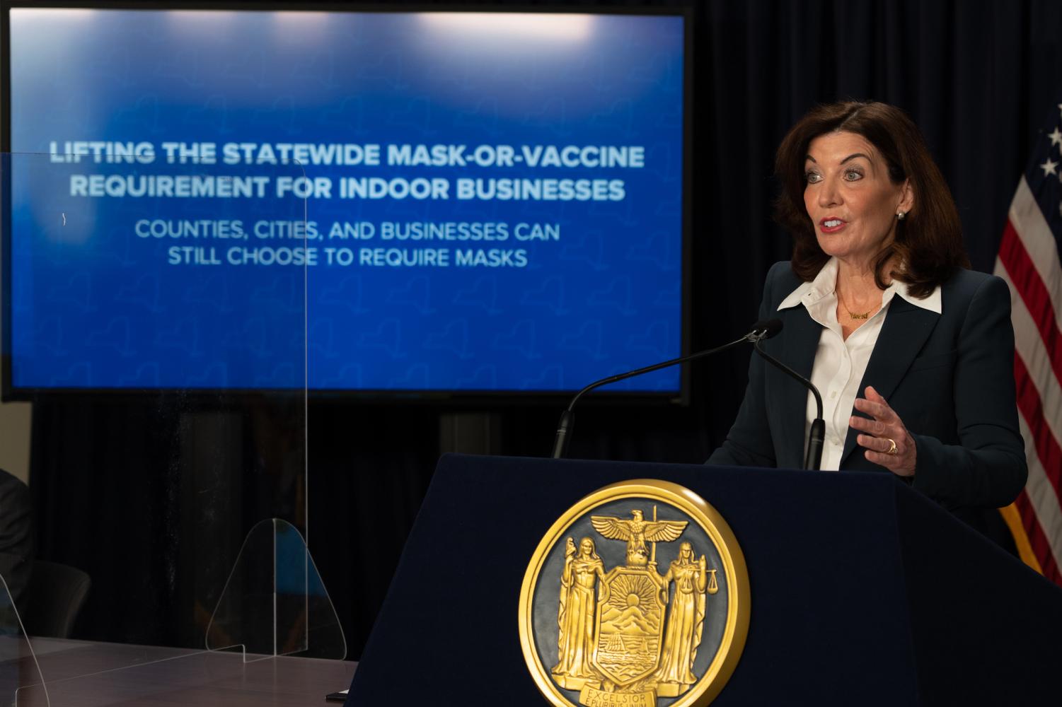 NY lifts indoor mask and vaccine requirements for businesses The Ticker