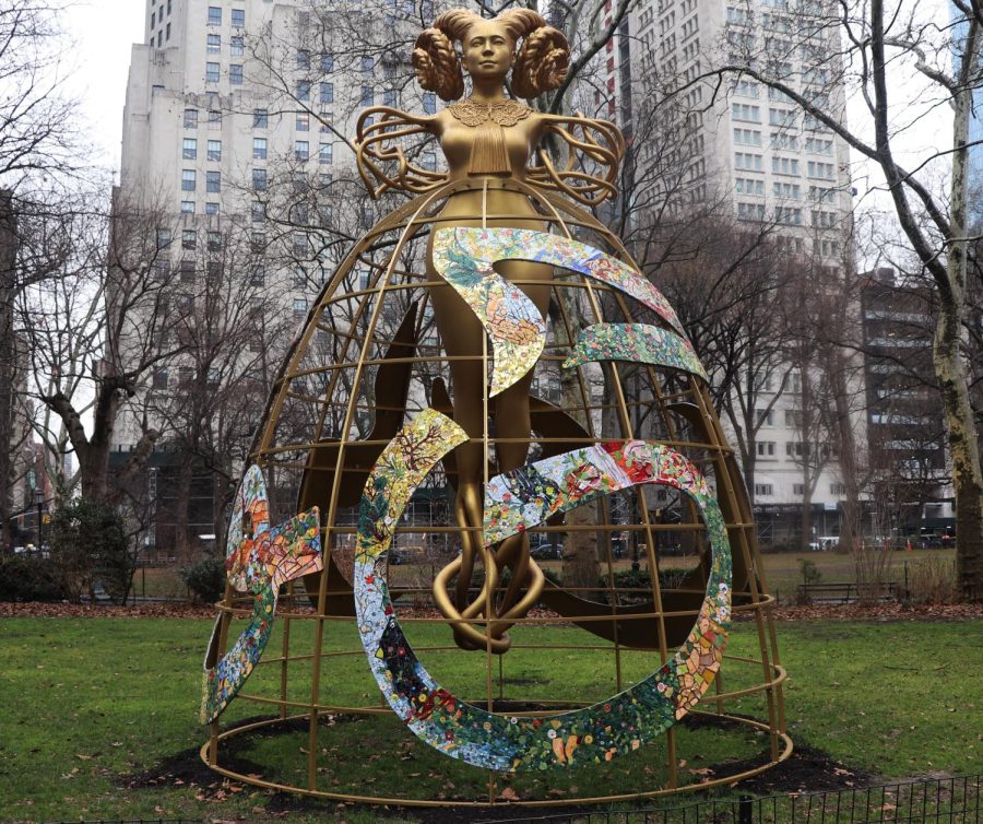 Shahzia Sikander’s ‘Havah… to breathe, air, life’ graces Madison Square Park