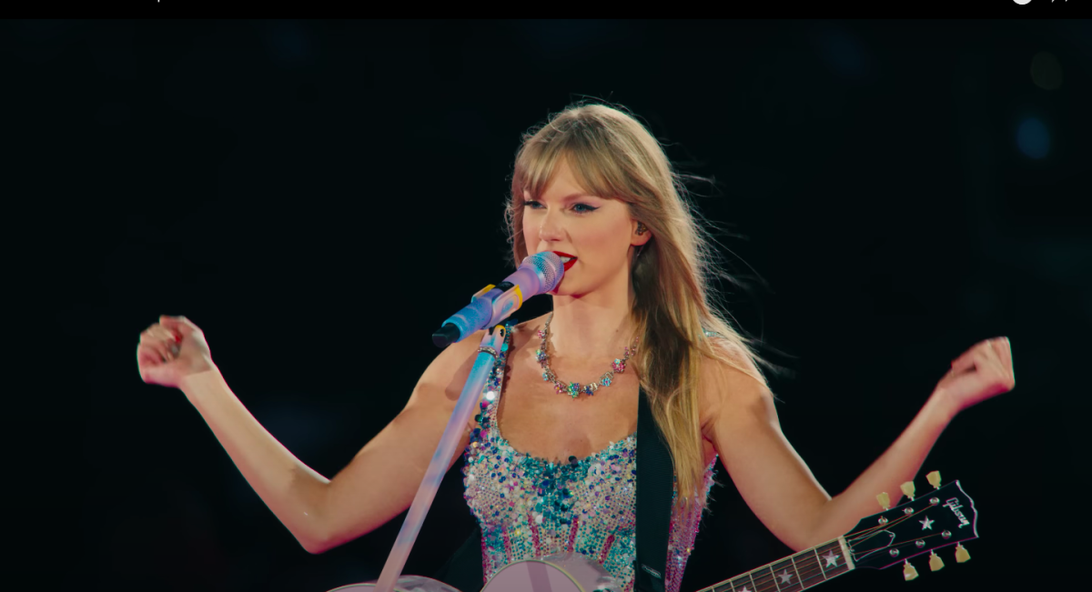 Taylor Swift Film Screenshot from TAYLOR SWIFT ERAS TOUR trailer | Taylor Swift Productions
