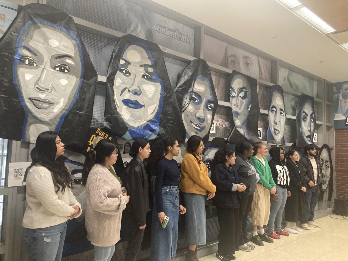 BLS professor, students highlight migration stories with mural project