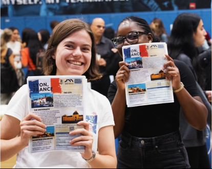 Baruch students gather for fall 2024 study abroad fair