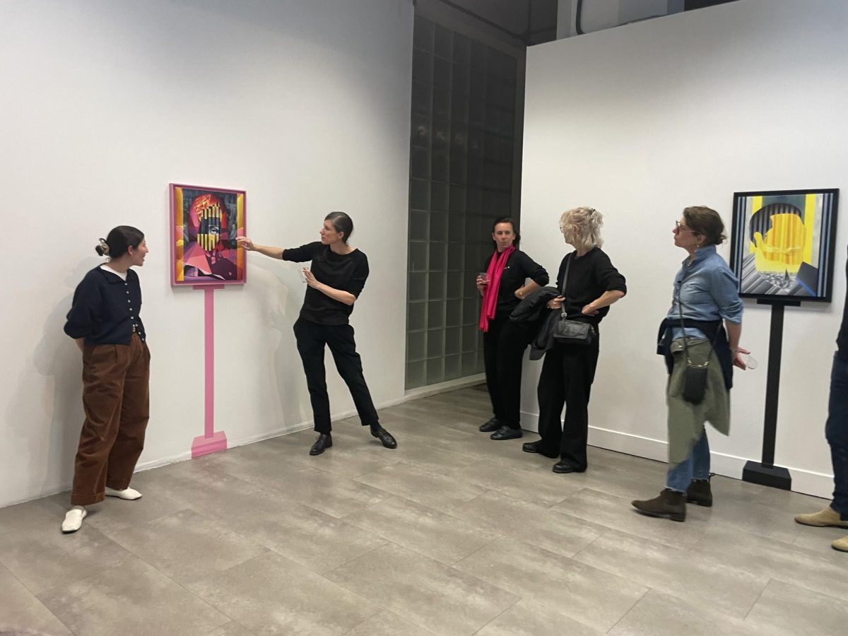 Mishkin Gallery hosts after-hours tour of Anna Ostoya: J M Z exhibition