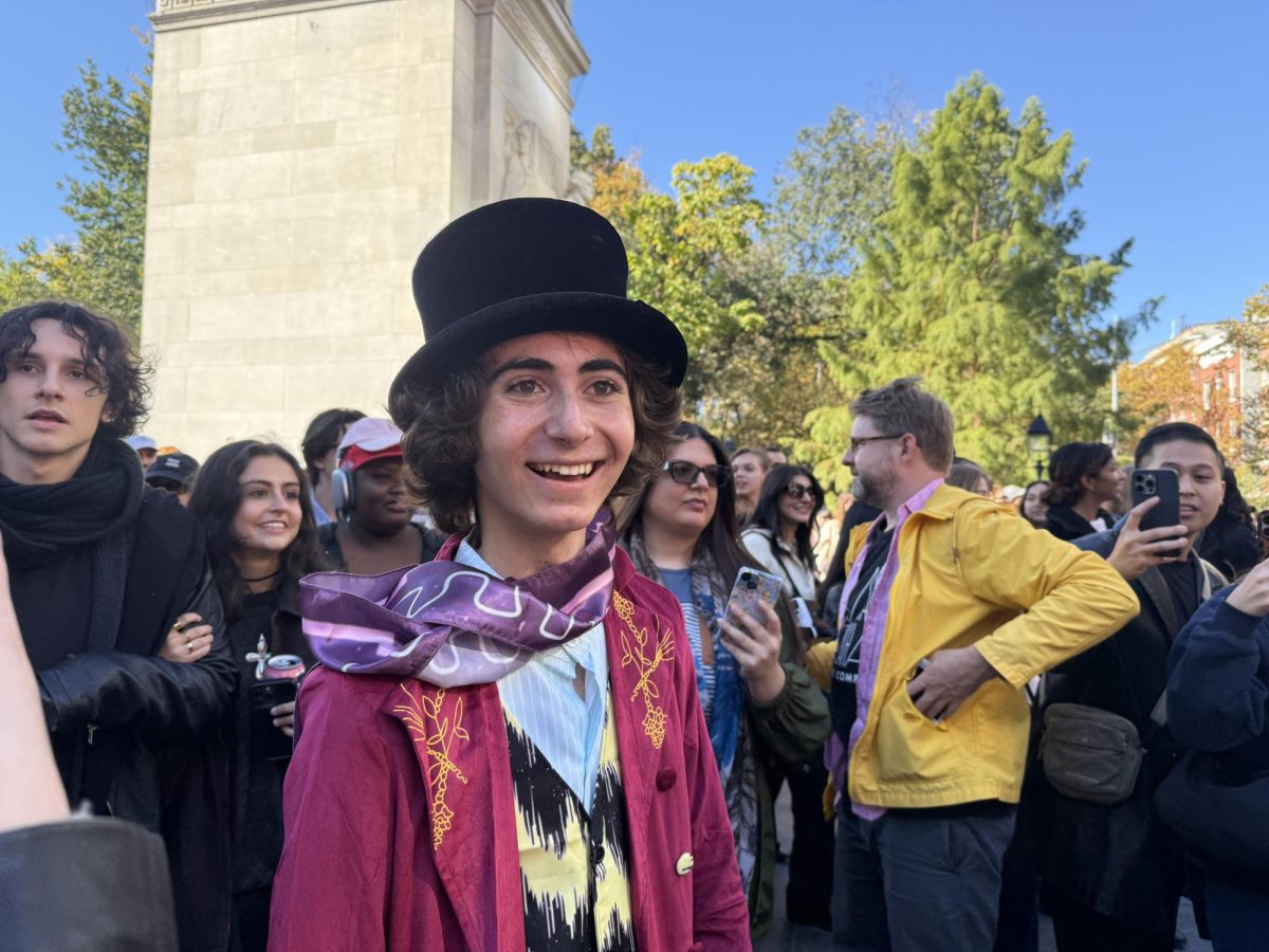 Chalamet lookalike contest goes viral in Washington Square Park