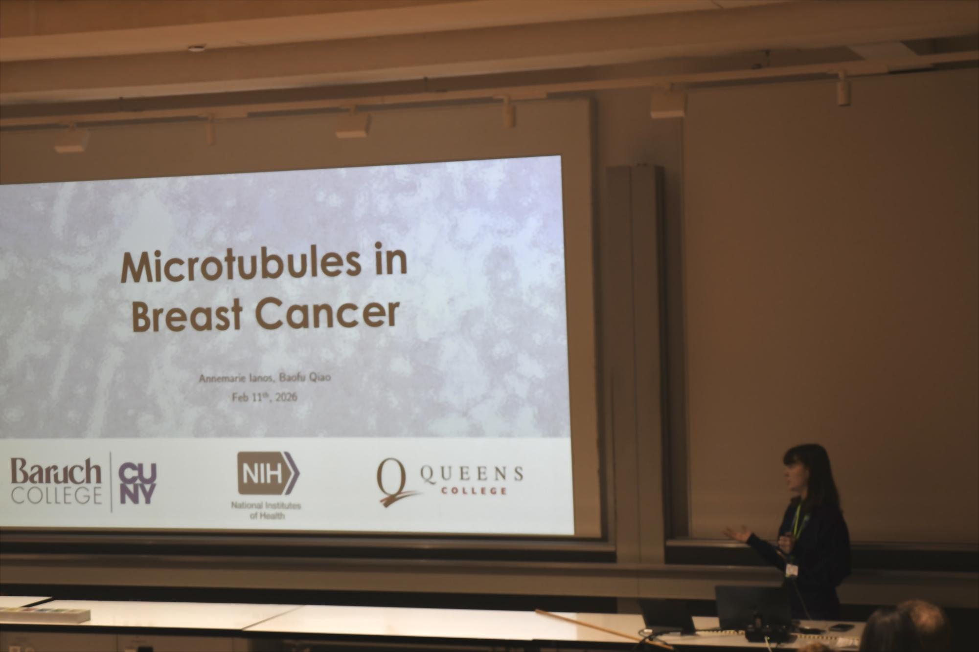 Student Spotlight: Annemarie Ianos presents breast cancer research at Swiss life sciences annual meeting